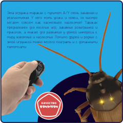 Игрушка развивающая с пультом «Таракан» - Фото 10