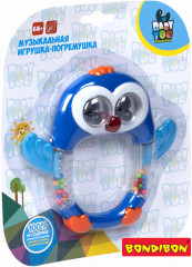 Игрушка-погремушка музыкальная «Пингвин» - Фото 6