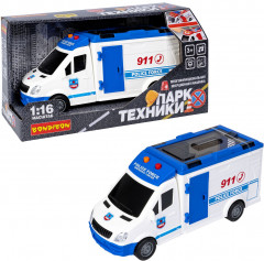 Машина инерционная «Полиция фургон» - Фото 1