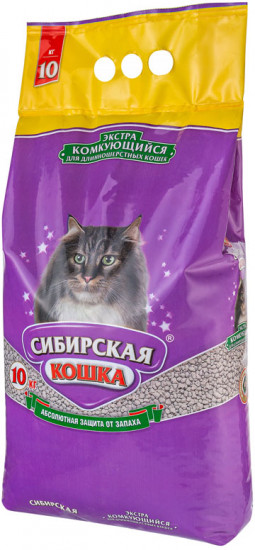 Наполнитель для кошачьего туалета комкующийся «Экстра»