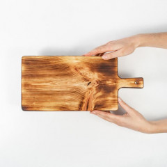 Доска разделочная для подачи на ножках «Сибирский кедр» - Фото 5