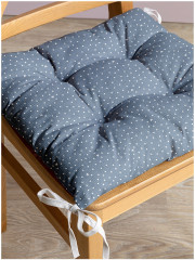 Подушка на стул с тафтингом - Фото 3