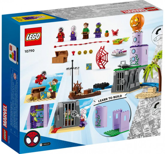 Конструктор LEGO® 10790 Команда паучка на маяке Зеленого Гоблина