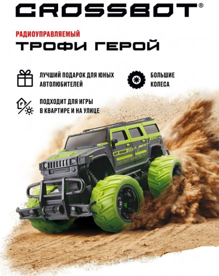 Джип на радиоуправлении «Трофи герой»