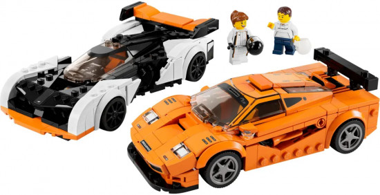 Конструктор LEGO® 76918 Гоночные автомобили McLaren Solus GT и McLaren F1 LM