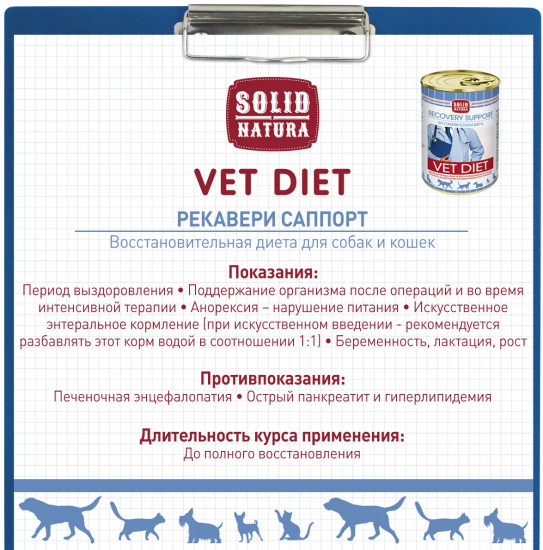 Корм для кошек и собак «Восстановительная диета»