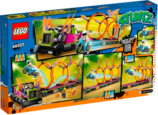 Конструктор LEGO® 60357 Трюковый грузовик и огненное кольцо