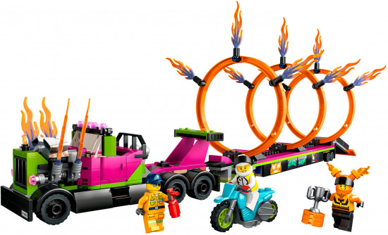 Конструктор LEGO® 60357 Трюковый грузовик и огненное кольцо