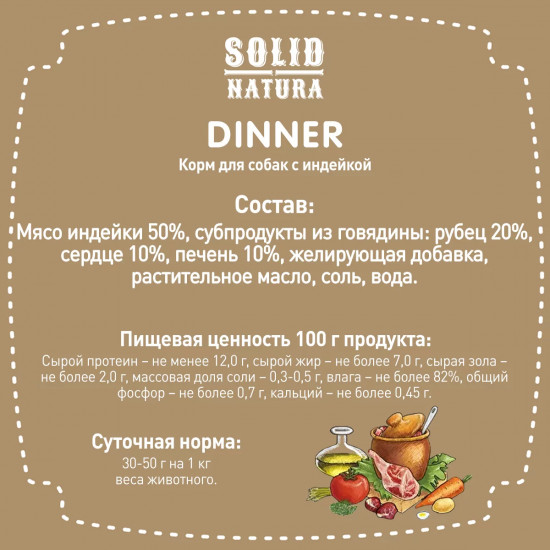 Корм для собак с индейкой