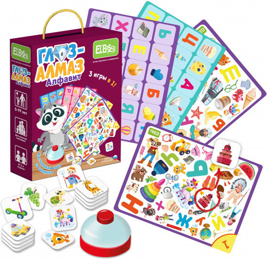 Игра настольная «Глаз-алмаз. Алфавит»