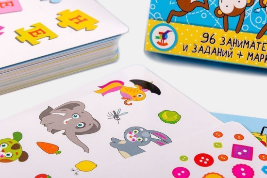 Игра карточная «IQ Box Головоломки»