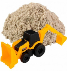 Песок кинетический с машинкой-экскаватором - Фото 1
