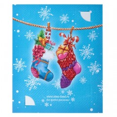 Гравюра-открытка «Котик» с металлическим эффектом - Фото 2