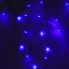 Гирлянда «Бахрома», 3х0,6 м, LED-160-220V, синий - Фото 3
