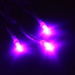 Гирлянда «Бахрома», 3х0,6 м, LED-160-220V, фиолетовый - Фото 3
