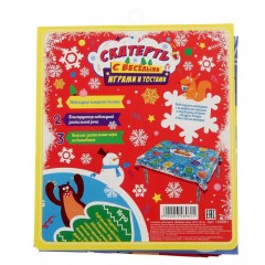 Скатерть новогодняя «Веселые игры» - Фото 1