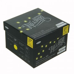 Гирлянда «Бахрома», 3х0,6 м, LED-160-220V, желтый, нить темная - Фото 5