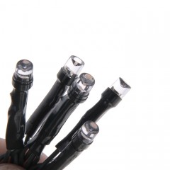 Гирлянда «Бахрома», 3х0,6 м, LED-160-220V, желтый, нить темная - Фото 2