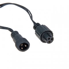 Гирлянда «Бахрома», 3х0,6 м, LED-160-220V, желтый, нить темная - Фото 1