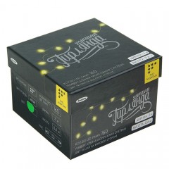 Гирлянда «Бахрома», 3х0,6 м, LED-160-220V, зеленый, нить темная - Фото 5