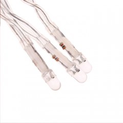 Гирлянда «Бахрома», 3х0,6 м, LED-160-220V, бело-синий, нить силикон - Фото 2