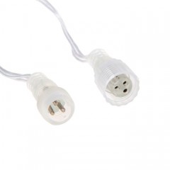 Гирлянда «Бахрома», 3х0,6 м, LED-160-220V, бело-синий, нить силикон - Фото 1