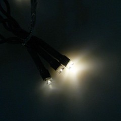 Гирлянда «Бахрома», 3х0,6 м, LED-160-220V, теплый белый, нить темная - Фото 3