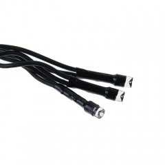 Гирлянда «Бахрома», 3х0,6 м, LED-160-220V, теплый белый, нить темная - Фото 2