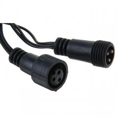 Гирлянда «Бахрома», 3х0,6 м, LED-160-220V, теплый белый, нить темная - Фото 1