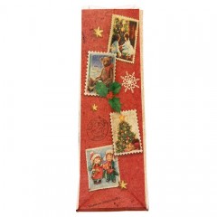 Пакет подарочный без ручек «Новогодний венок» (10×0,1×19,5 см) - Фото 2