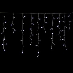 Гирлянда «Бахрома», 3х0,6 м, LED-160-240V, белый, нить силикон - Фото 4