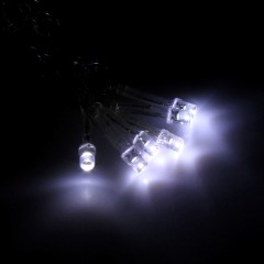 Гирлянда «Бахрома», 3х0,6 м, LED-160-240V, белый, нить силикон - Фото 3