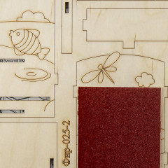 Набор для росписи карандашницы «Пес рыболов» - Фото 2