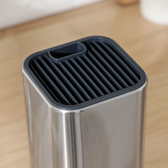 Подставка для ножей и ножниц «Металлик» - Фото 1