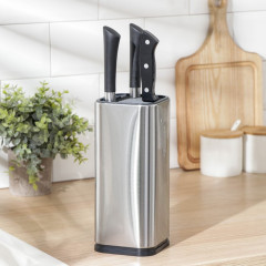 Подставка для ножей и ножниц «Металлик» - Фото 2