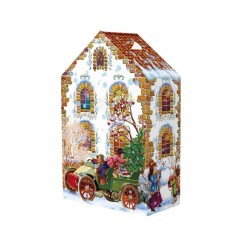 Подарочная коробка «Домик ретро»,с окошком, сборная (16×8×23 см) - Фото 3