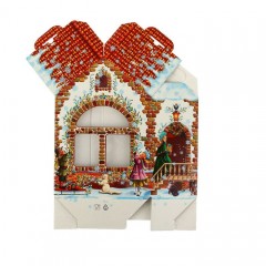 Подарочная коробка «Домик ретро»,с окошком, сборная (16×8×23 см) - Фото 1