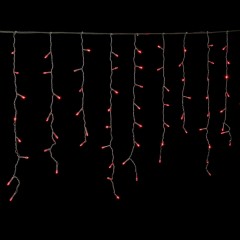 Гирлянда «Бахрома», 4х0,6 м, LED-180-220V, красный, нить силикон, 8 режимов - Фото 4