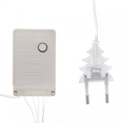 Гирлянда «Бахрома», 4х0,6 м, LED-180-220V, синий, нить силикон, 8 режимов - Фото 1
