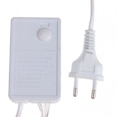 Гирлянда «Бахрома», 4х0,6 м, LED-180-220V, теплый белый, нить силикон, 8 режимов - Фото 1