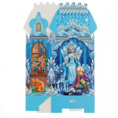 Подарочная коробка «Снежная королева», замок большой, сборная (11,7×19,5×39 см) - Фото 1