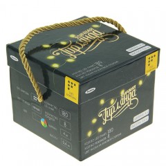 Гирлянда «Бахрома», 4х0,6 м, LED-180-220V, мультицвет, нить темная, 8 режимов - Фото 5