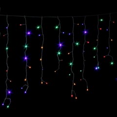 Гирлянда «Бахрома», 4х0,6 м, LED-180-220V, мультицвет, нить темная, 8 режимов - Фото 4