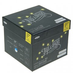 Гирлянда «Бахрома», 4х0,6 м, LED-180-220V, бело-синий, нить темная, моргает - Фото 5