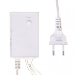 Гирлянда «Бахрома», 1,2х0,6 м, LED-60-220V, белый, нить силикон, 8 режимов - Фото 1