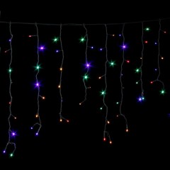 Гирлянда «Бахрома», 1,2х0,6 м, LED-60-220V, мультицвет, нить темная, 8 режимов - Фото 4