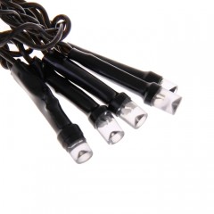 Гирлянда «Бахрома», 1,2х0,6 м, LED-60-220V, мультицвет, нить темная, 8 режимов - Фото 2
