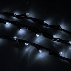 Гирлянда «Дождь», 2х3 м, LED-800-220V, белый, нить темная, без контроллера - Фото 3