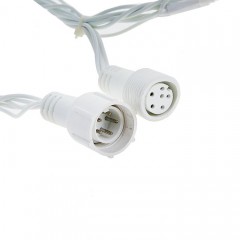Гирлянда «Дождь», 2х6 м, LED-1500-220, белый, нить белая, без контроллера - Фото 1