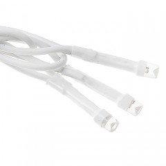 Гирлянда «Занавес», 2х3 м, 3W LED-760-220V, белый, нить белая, без контроллера - Фото 3